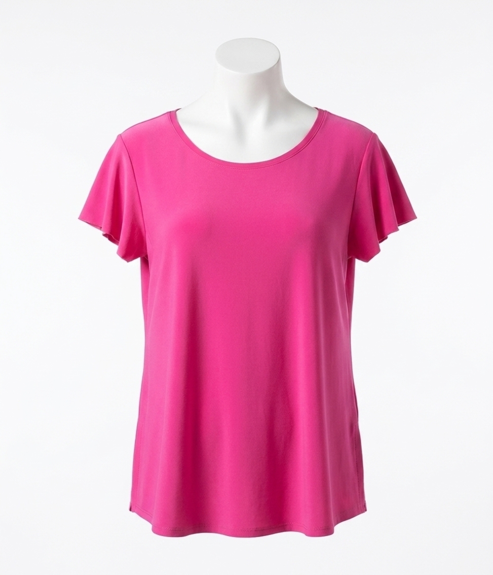 NEW SYMPLI flutter top in peony